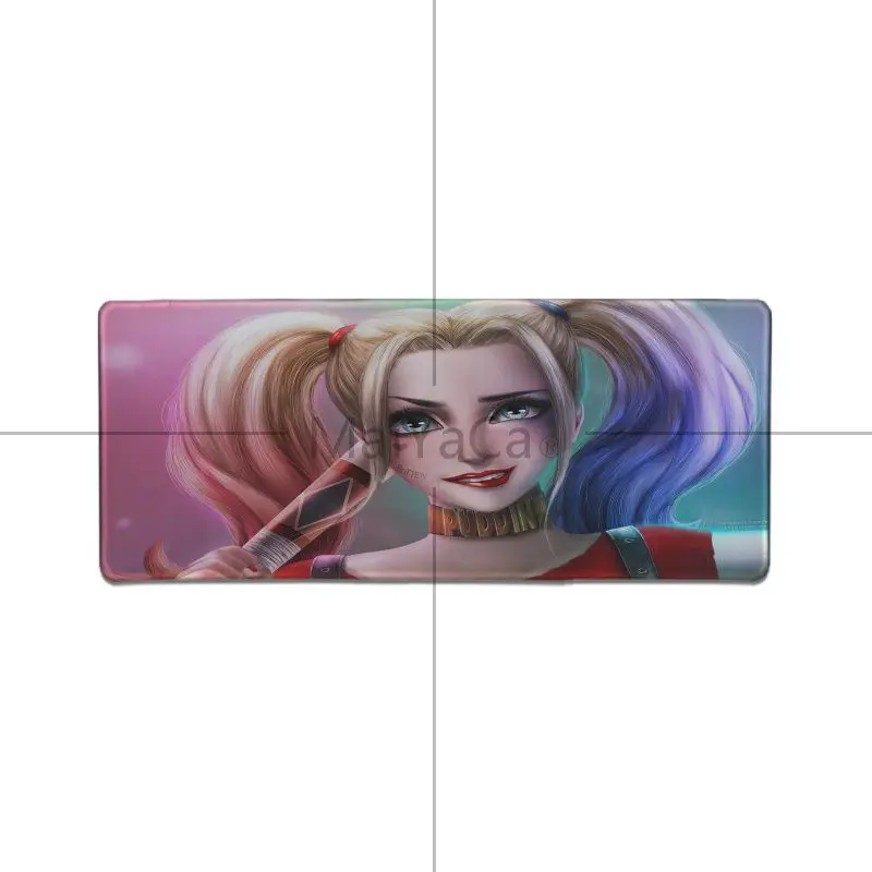 Нескользящий коврик для мыши Maiyaca Batman and Harley Quinn прочный резиновый игровой