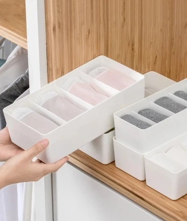 Оригинальный ящик для хранения xiaomi mijia коробка носков нижнего белья офисные