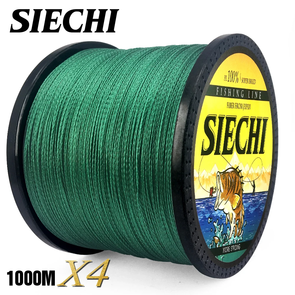 SIECHI Series 1000M Fishing Line 12 83LB Braided Line Smooth