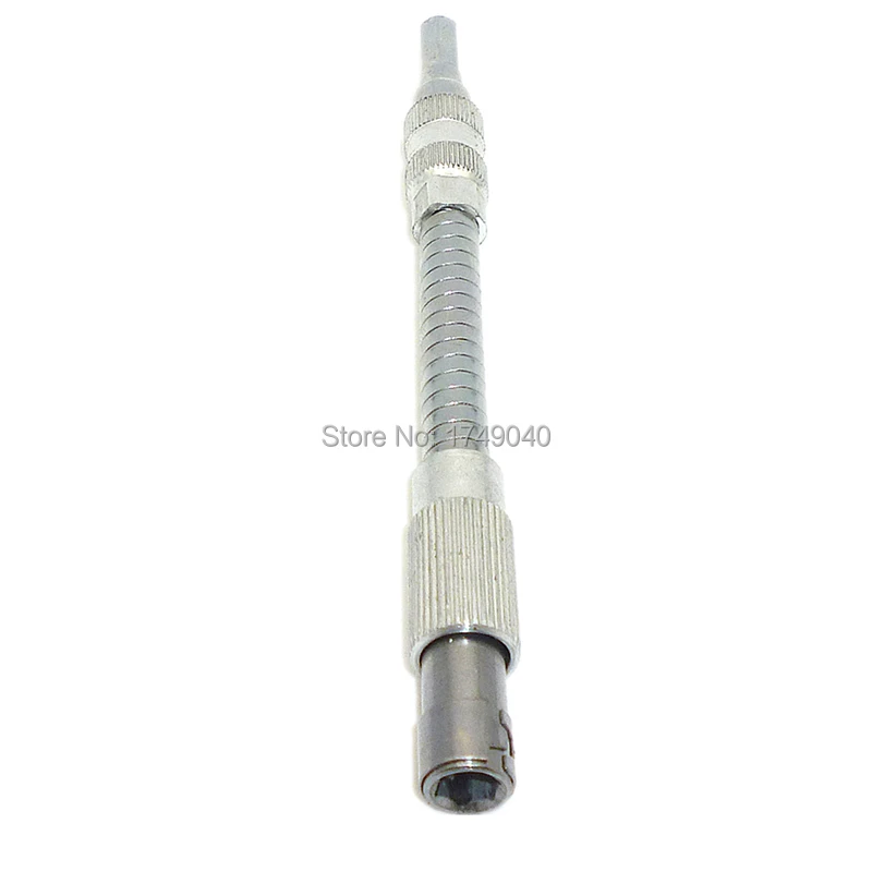 

Screwdriver Bit Tool Connecting Rod Flexible Bendable Extended Extension Screwdriver Bit Holder 1/4" Hex Shank 150mm long
