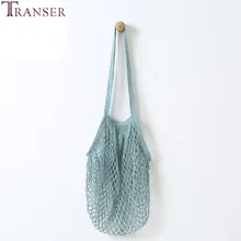 Трансер многоразовые фруктовые струны продуктовый шоппер Хлопок Сумка-тоут сетка тканая сетка сумка на плечо A18