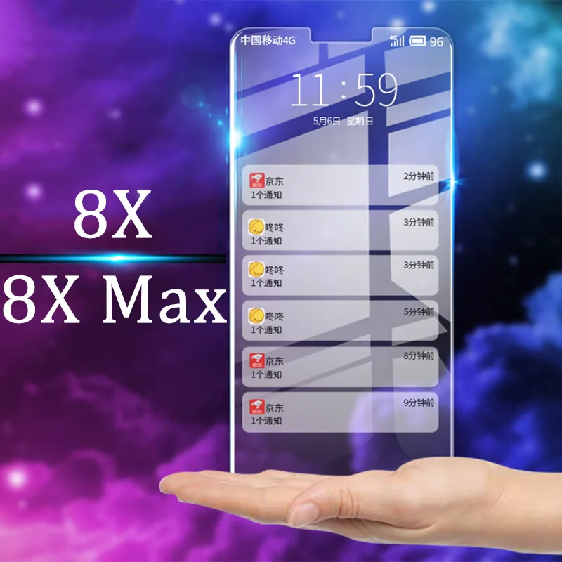 Защитное стекло для Huawei Honor 8x Max Glas закаленное защитное экрана Huawey Honor8x 8 X X8 xmax