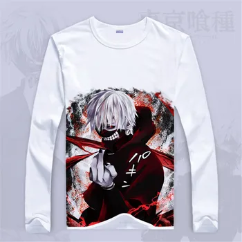 

Cosplay Tokyo Ghoul printed hot anime Tokyo Ghoul t shirt clothes Ken Kaneki short-sleeve Tokyo Ghoul T-shirt men tshirt