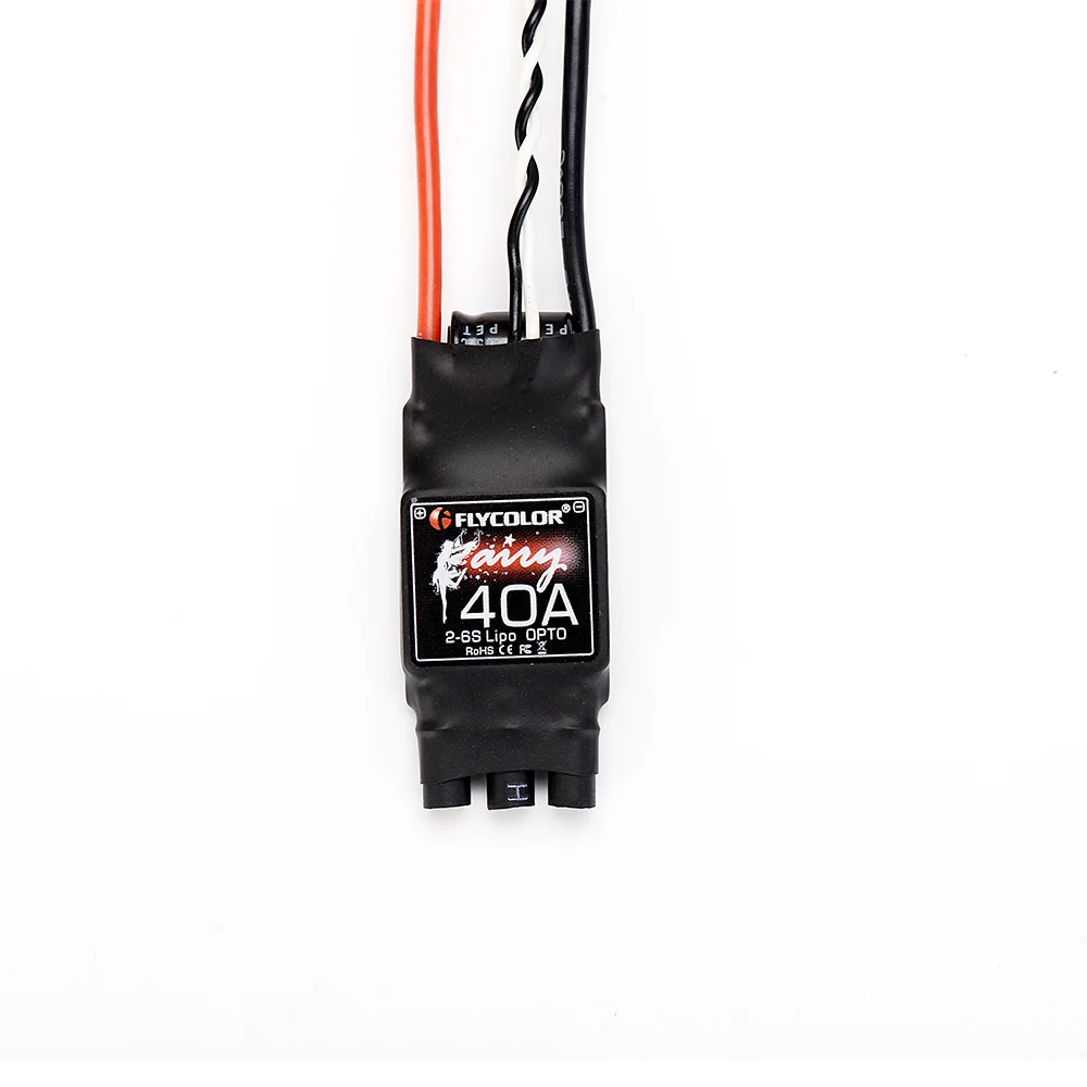 FATJAY Феи Flycolor 40A 2-6s ESC 5 V/1A BEC OneShot125 для радиоуправляемых гоночных дронов FPV