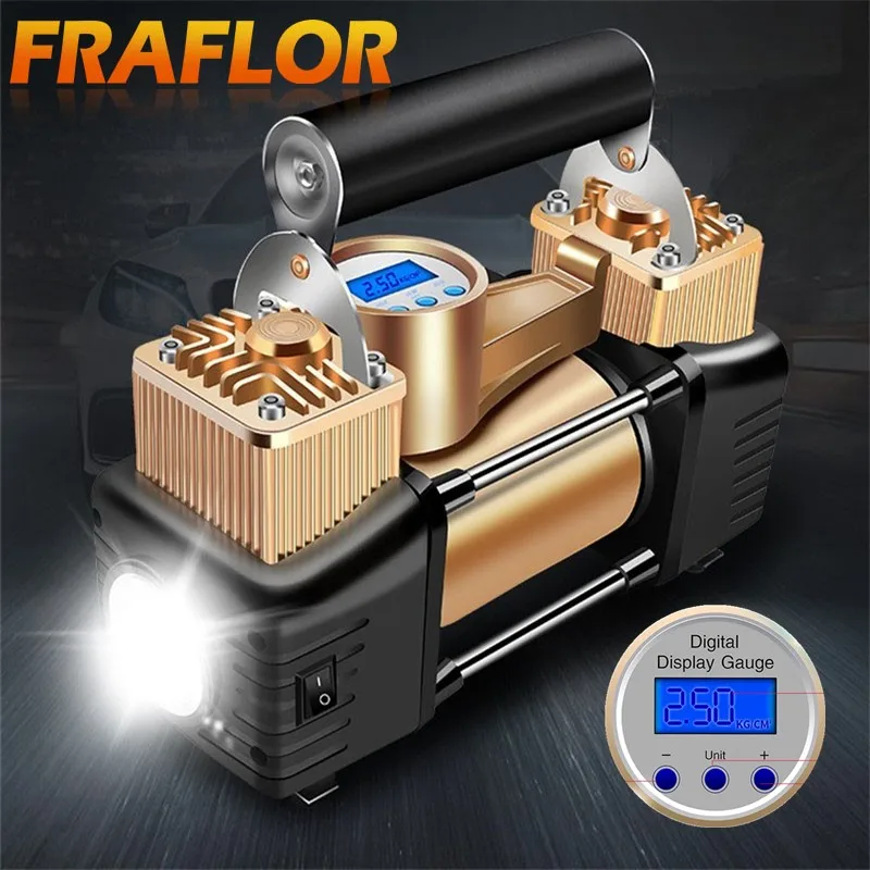 

Digital Tire Inflator DC 12 Volt Car Portable Air Compressor Pump 150 PSI Car Air Compressor for Car Motorcycles Bicycles