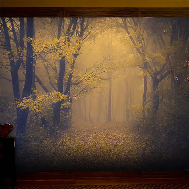 Beibehang пользовательские фото обои 3D стерео Таинственный лес ужас номер побега дом с привидениями фон Декор нетканый росписи - Цвет: 4
