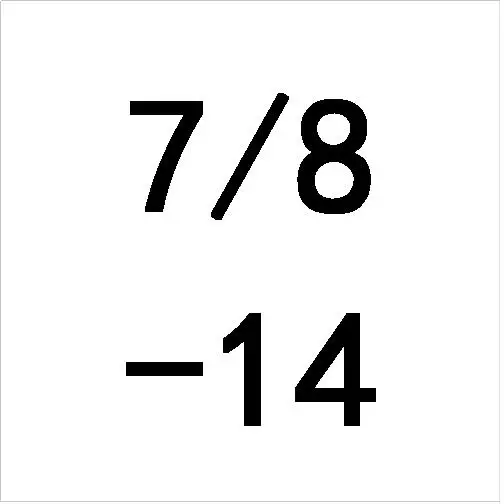 7/16-14 7/16-20 7/8-9 7/8-14 левая рука LH 7/16 7/8Die шаг резьбы инструменты для прессформы обработки TPI 7/1" 7/8"-14 20 9 - Цвет: 7 8 14 LH