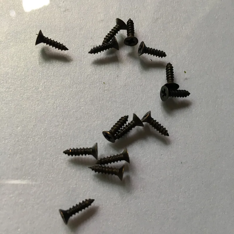 

Self-tapping Screws,Phillips Screw,Matching Nails,Bronze Tone,2.5*12mm,50Pcs