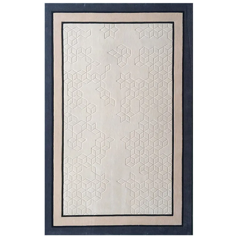  Nordic 100% Wool Carpets For Living Room 15MM Thickness Soft Area Rugs For Bedroom Rugs And Carpets - 32994450510