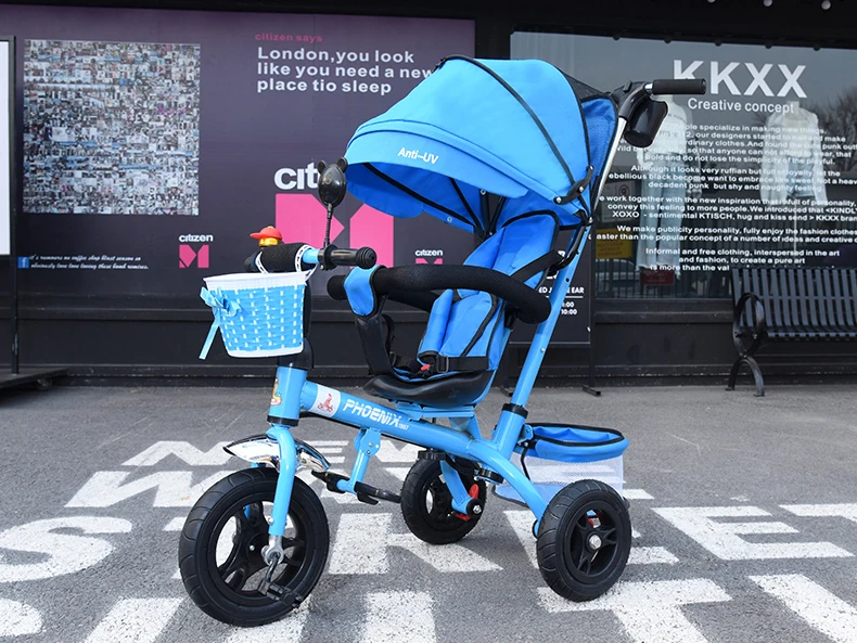 Perfect New Brand 1-6 Years Child Tricycle High Quality Swivel Seat Child Tricycle Bicycle Baby Buggy Stroller Bmx Baby Car Bike 14