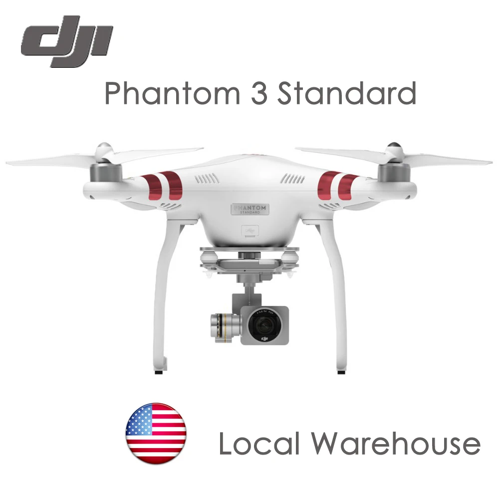 

100% Original Dji Phantom 3 Standard High Quality FPV Camera Drone RC Helicopter with 2.7K HD Camera and 3-Axis Gimbal