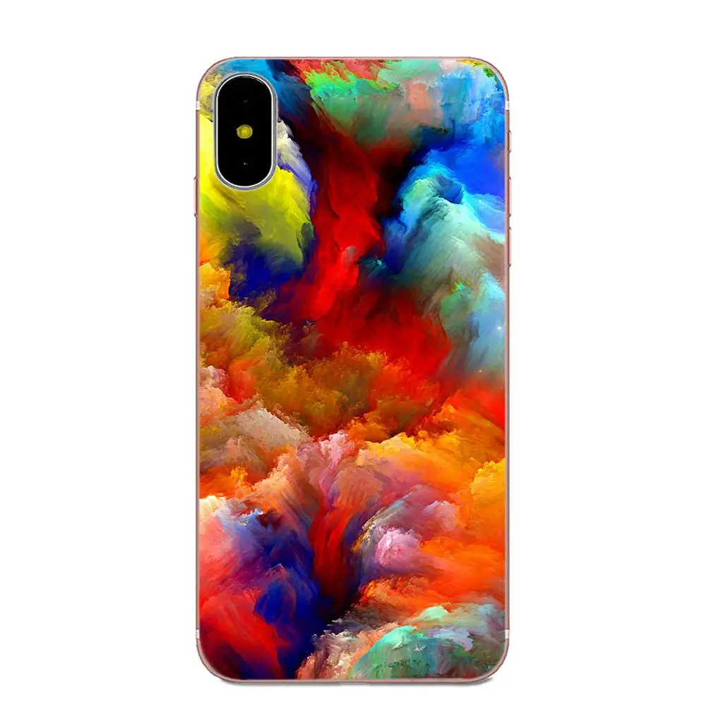 Мягкий ТПУ Модный чехол для Samsung Galaxy Note 5 8 9 S3 S4 S5 S6 S7 S8 S9 S10 mini Edge Plus Lite Красочный