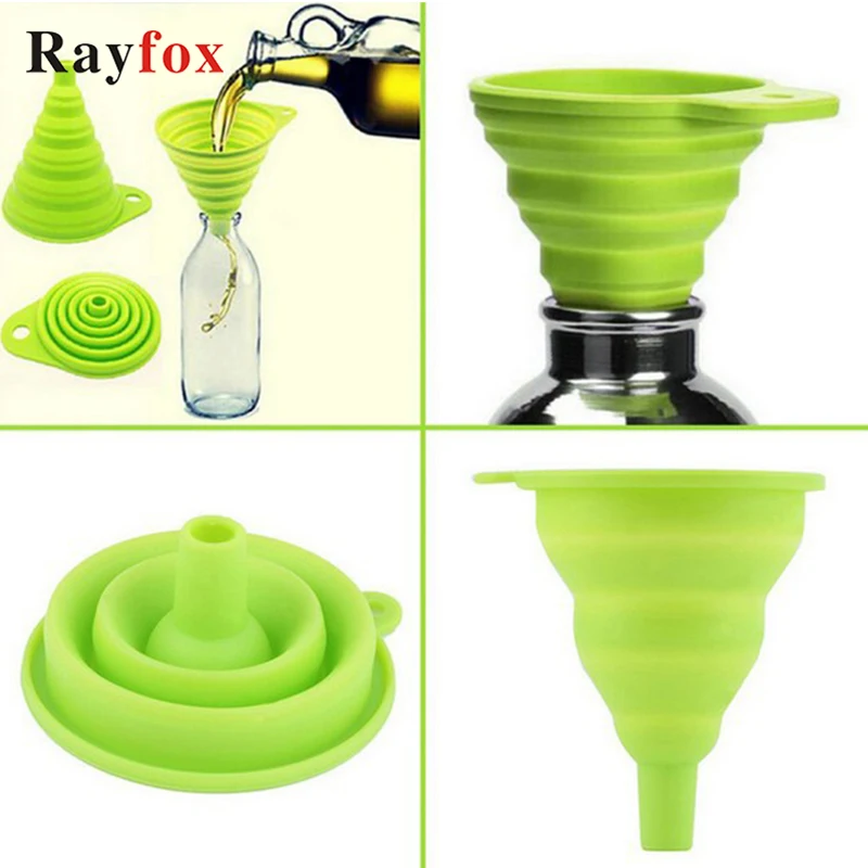 Silicone-Foldable-Funnels-Collapsible-Style-Funnel-Hopper-Mini-Oil-Liquid-Dispensing-Deflector-Tools-Kitchen-Accessories-Gadgets