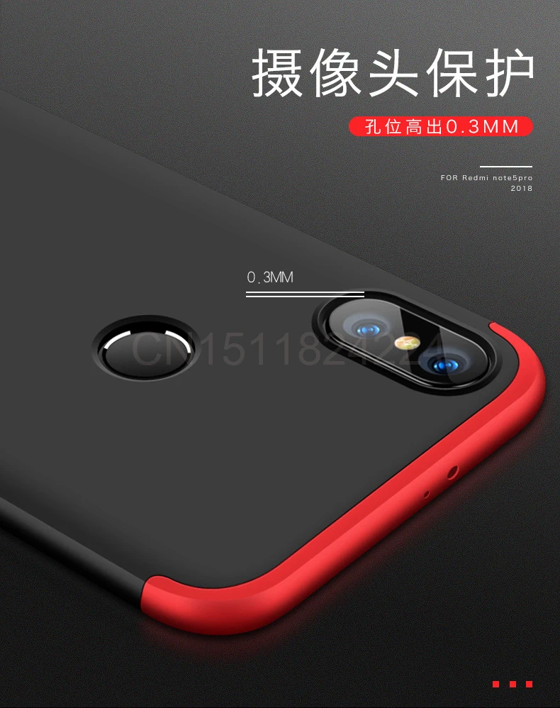 GKK Case for Xiaomi Redmi Note 5 Global 5 Plus Case 360 Full Protection for Redmi 4X Note5 pro 6 Pro S2 Y2 Pocophone F1 Cover (9)
