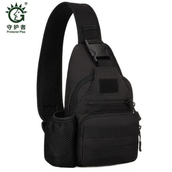 

Protector Men 1000D Nylon Military Travel Water Bottle Shoulder Messenger Sling Pack Waterproof Chest Bag Free Shipping