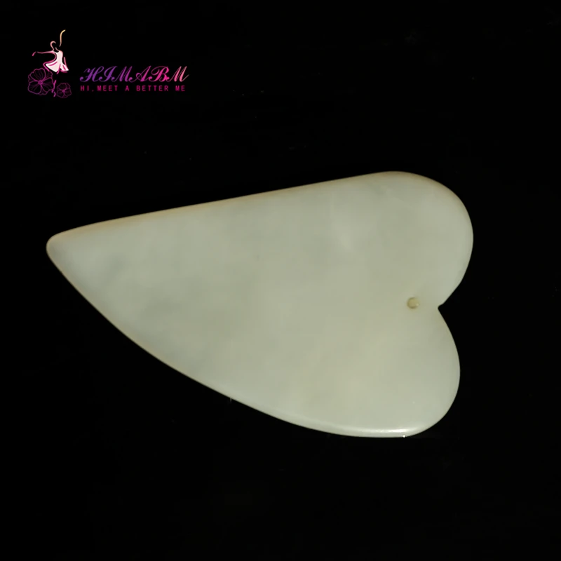 HIMABM Natural xiuyan jade guasha board massage tool facial treatment scraping tool for body for health care HIMABM Natural xiuyan jade guasha board massage tool facial treatment scraping tool for body for health care