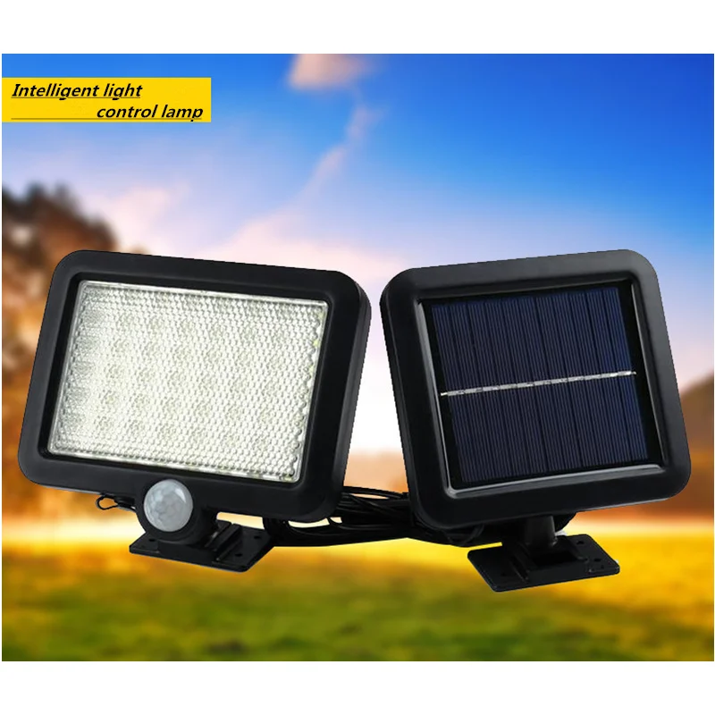 

56 LED Outdoor Solar Wall Light PIR Motion Sensor Solar Lamp Waterproof Infrared Sensor Garden Light