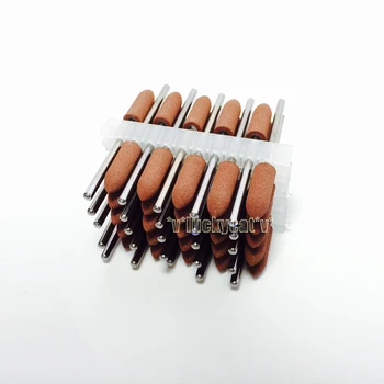 

50pcs Dental SILICONE Polishers Polishing Burs 2.35mm Brown