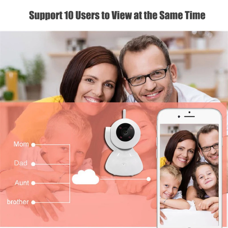 Wireless Video Surveillance Camara ip WiFi HD 720P Mini IP Camera Home Security CCTV Monitor Yoosee APP Email Alarm Baby Ipcam 