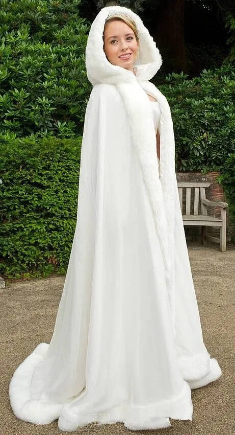 Floor-Length-Women-White-Ivory-Faux-Fur-Trim-Winter-Christmas-Bridal-Cape-Stunning-Wedding-Cloaks-Hooded (1)