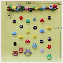 1 комплект нетканых материалов DIY занавес двери дома деко Ремесло мультфильм символов 1329