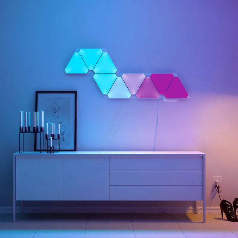 Xiaomi Nanoleaf полноцветный умный нечетный светильник для работы с Mijia для Apple Homekit Google Home настройка на заказ 4 шт./1 коробка