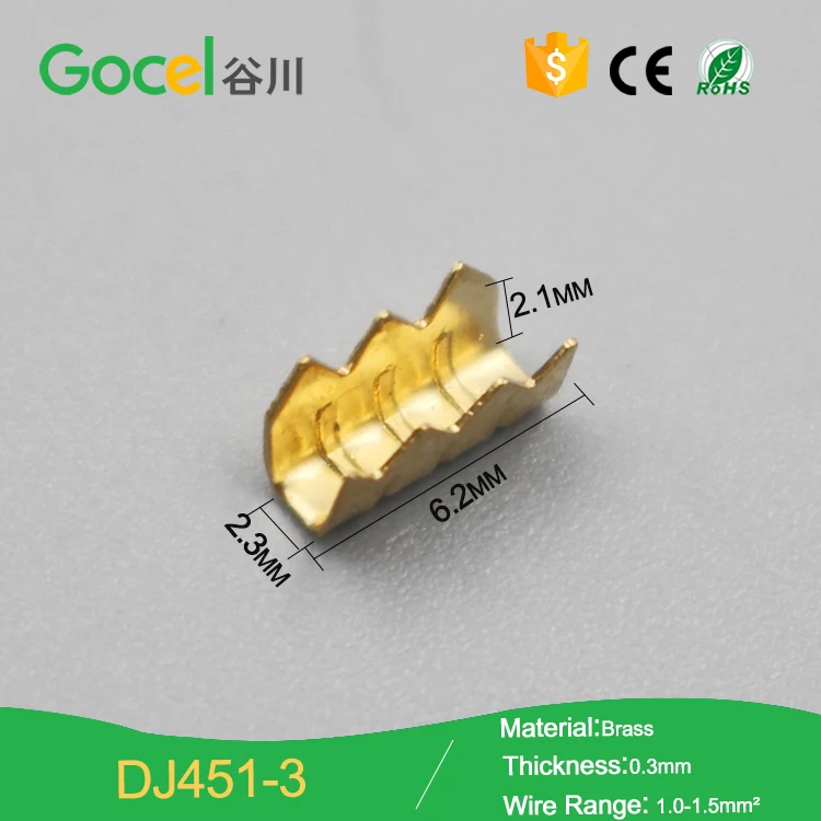 Провод обжимной fastoner зубчатая клемма DJ451 3|wire crimp terminals|crimp terminalconnector terminal |