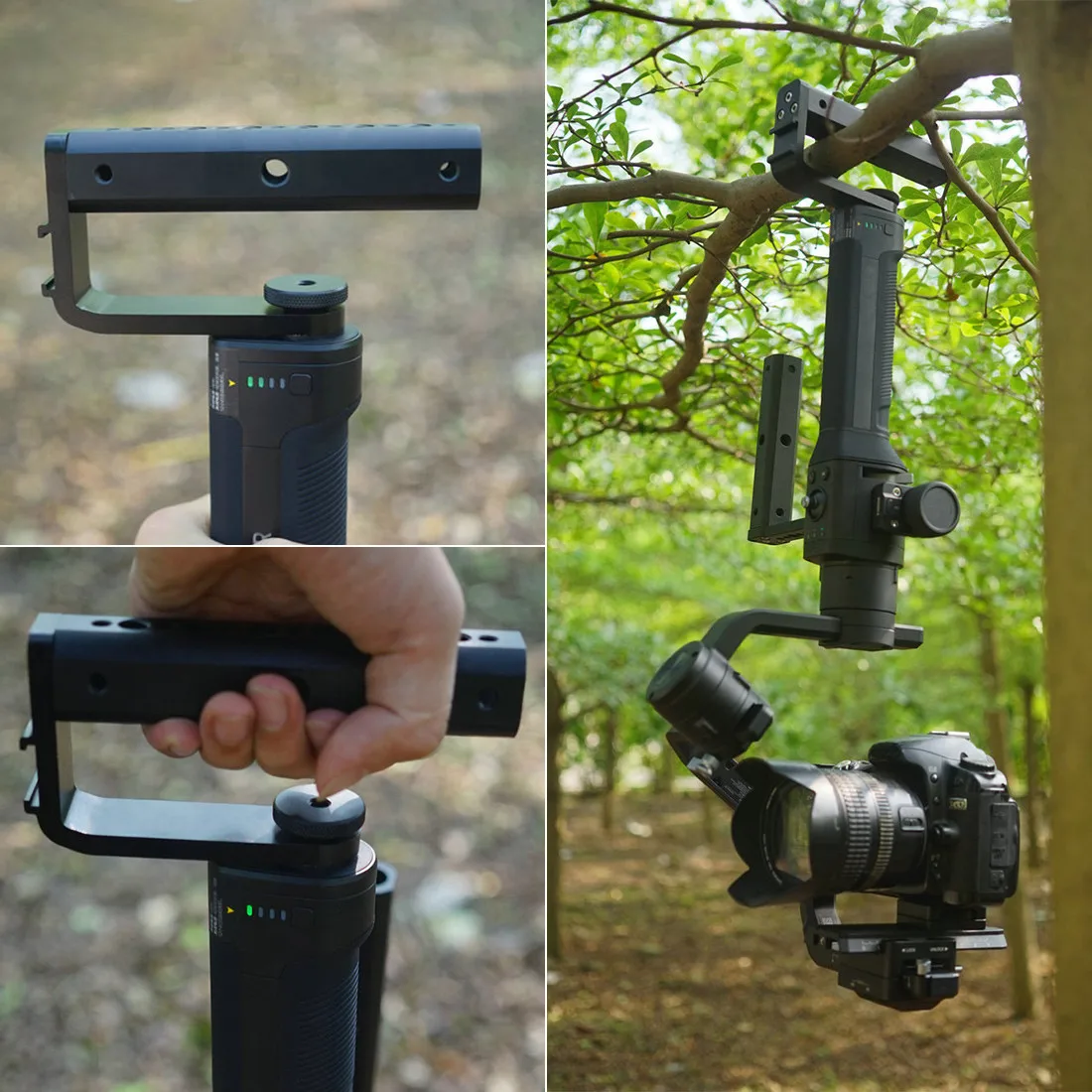 Новые ручки из алюминиевого сплава для DJI Ronin S для Zhiyun Crane 2 стабилизатор Gimbal для экшн-камеры