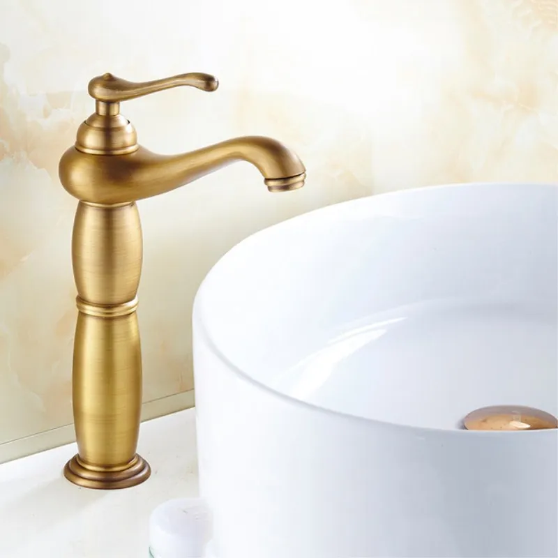 Buy Antique Basin Faucets Bathroom Sink Taps Retro