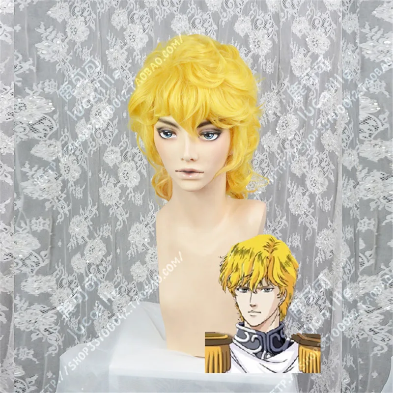 Legend of the Galactic Heroes косплей парик Reinhard von Lohengramm для мужчин Хэллоуин Карнавал