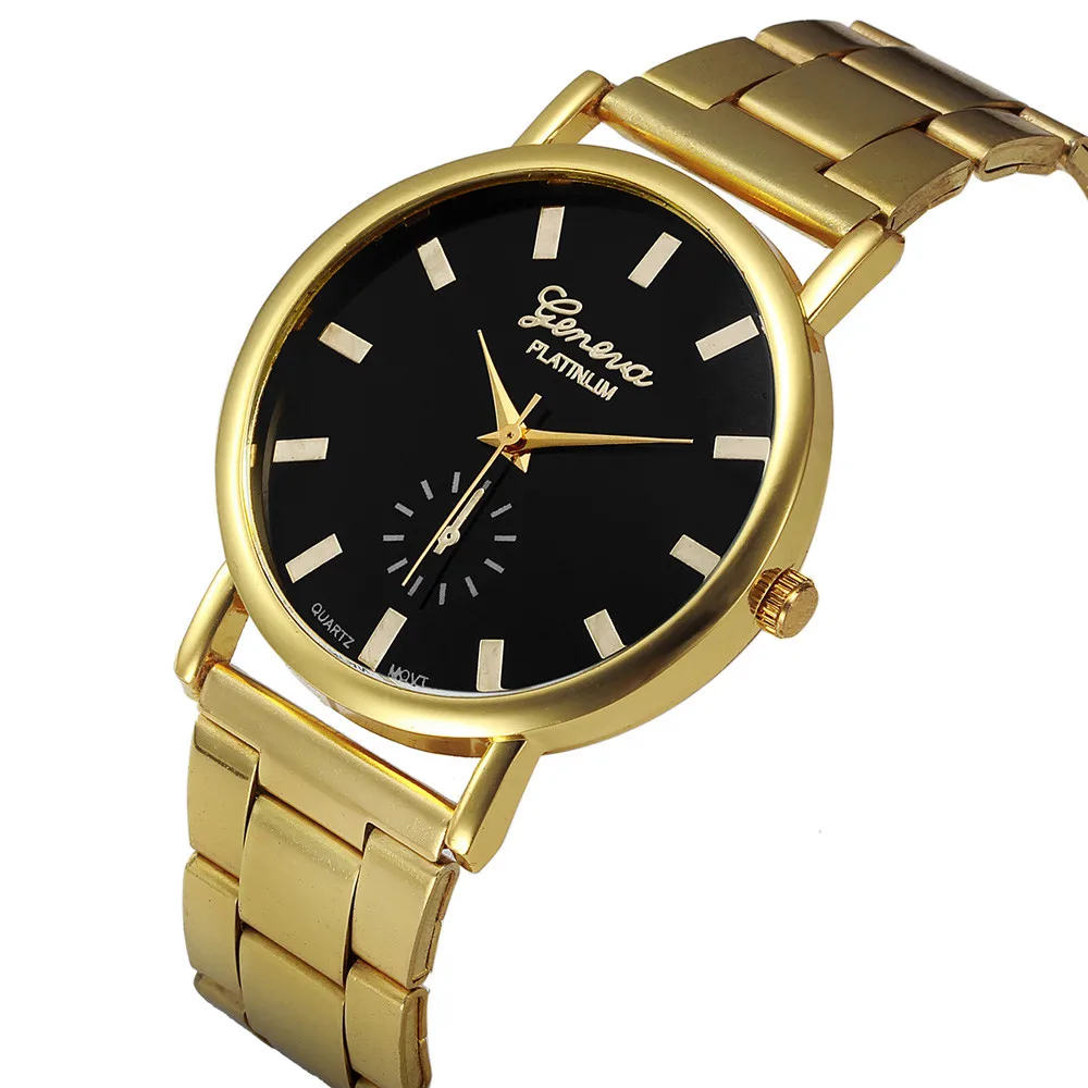 Модные Роскошные винтажные женские часы золотого цвета с кристаллами из нержавеющей стали, аналоговые часы, кварцевые наручные часы-браслет, Relogio Feminino