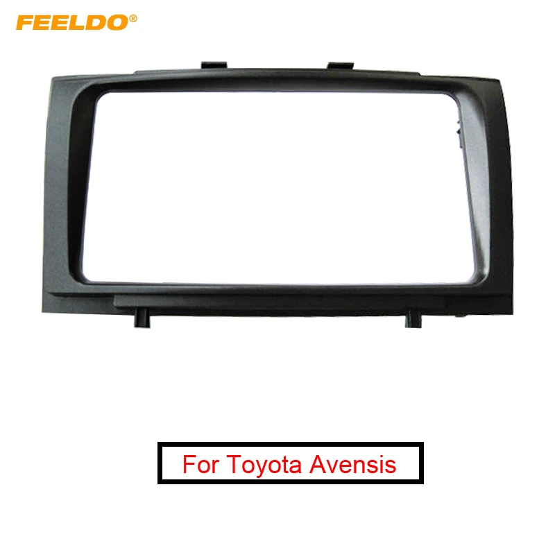 FEELDO 2DIN Автомобильная стереопанель Рамка адаптер для Toyota Avensis (T270) Аудио Панель