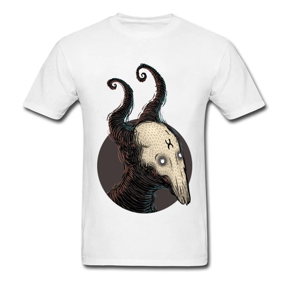2018 Popular Men Tshirts Crewneck Short Sleeve All Cotton devilyoung Tops & Tees Design Tee-Shirts Drop Shipping devilyoung white