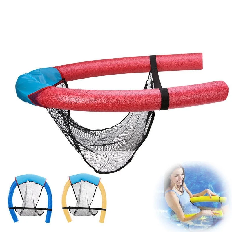 

Polyester Floating Pool Noodle Net Sling Mesh Float Chair Net For Swimming Pool Party Kids Adult Bed Seat Water Relaxation