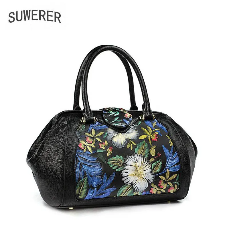 Женская сумка из натуральной кожи с цветочным принтом|designer luxury bag|luxury bagluxury designer bag