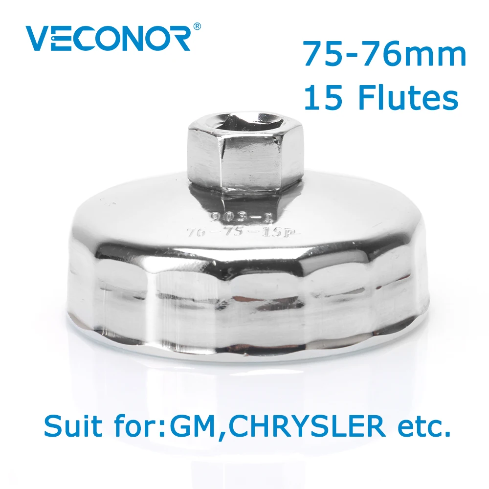 Veconor 1/2 &quotквадратный масляный фильтр Dr. Steel 75 мм 76 гаечный ключ фотоэлемент 15