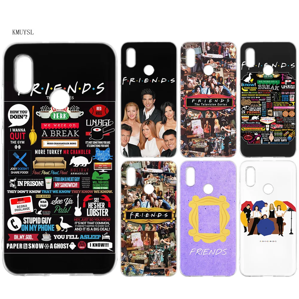 

KMUYSL Friends tv Silicone Case Cover for Xiaomi Mi A2 Lite Redmi 6 6A Note 5 5A Pro Prime S2 Y2 6X A1 5X