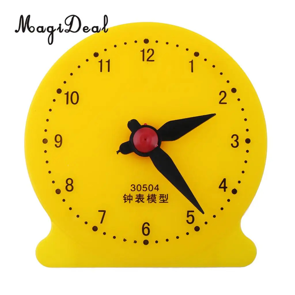 Math Clock Models Student Mathematics Teacher Teaching Instrument Tools Material Stationery Time Clock Primary School Supply