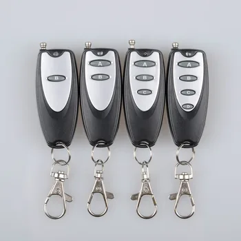 

RF Radio Remote Controller Black Transmitter 315/433MHZ 1/2/3/4 Button Remote Transmitter ZAB-1/2/3/4