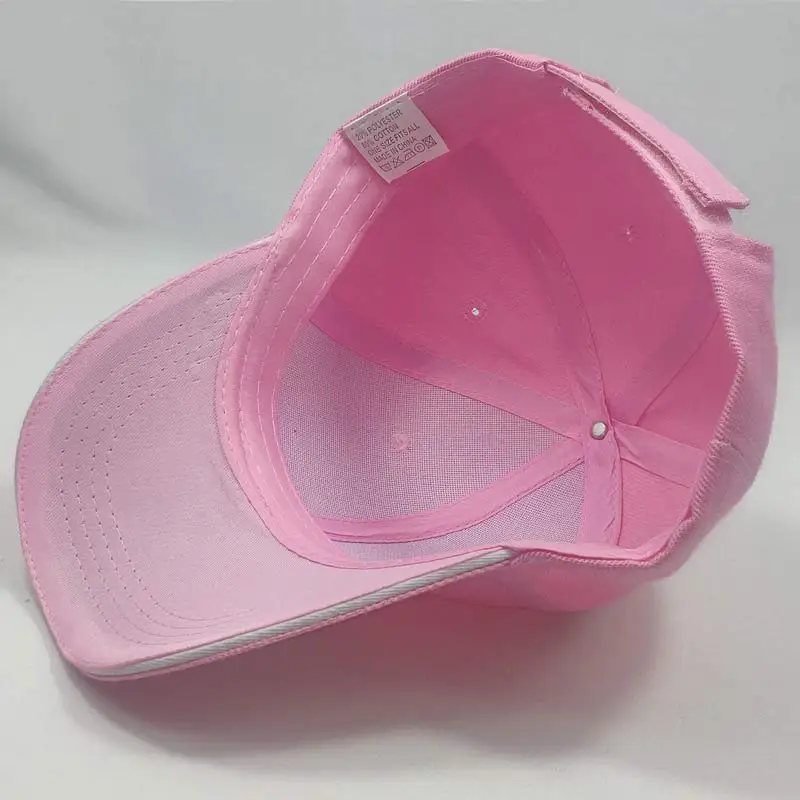 Women Men's Twill Baseball Caps Plain Sandwich Bill Cap 6 Panel Brown Orange Yellow Red Blue Beige Grey Wine Pink Size 58cm 3