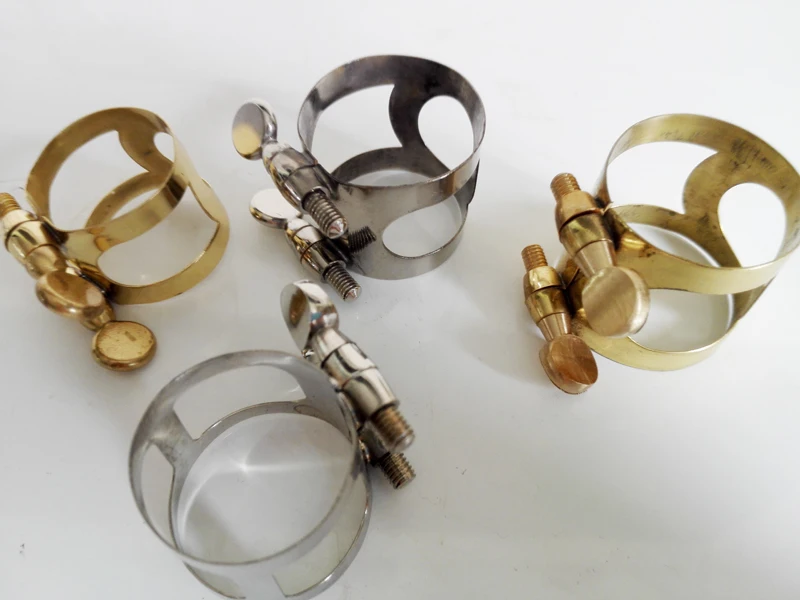 10pcs Reed Card Instrument Clamp 5PCS Gold + 5PCS Silverin Parts