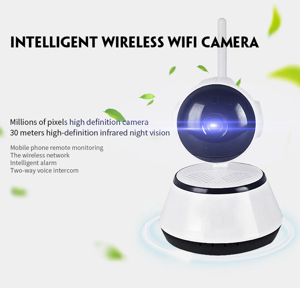 E5 Беспроводной WiFi Smart Камера движения 1280x720 P обнаружения встроенный микрофон futural цифровой падение shhipping AUGG8