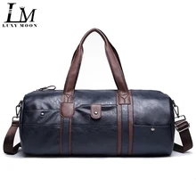 Высоко- качественная Кожа PU простые сумки путешествий Сумка для багажа для мужчин L483