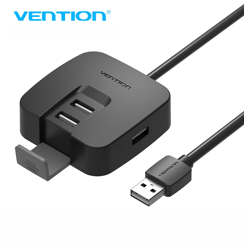 

Vention Mini 4 Port USB HUB 2.0 High Speed External USB 2.0 Splitter Switch Support OTG Fuction for Laptop Card Reader PC Tablet