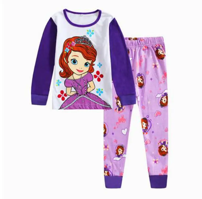 Милый детский пижамный комплект с героями мультфильмов для мальчиков, весенне-осенняя одежда для сна с длинными рукавами милый Пижамный костюм для малышей - Цвет: Слоновая кость
