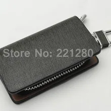 1 шт. Фирменная Новинка Роскошная Vip Кожа Авто автомобиль дистанционного ключа с молнией держатель сумки ключ крышка KB061