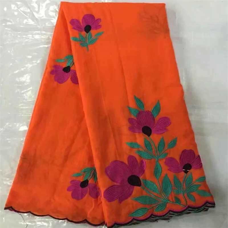 

Hot selling Beautiful Embroidered Cotton Lace B8S15 , Popular design 5 yards a lot African Polish lace fabric for woman dress