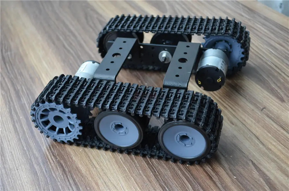 

DOIT mini TP100 Aluminum Alloy Tank Robot Chassis Caterpillar Platform with 12V Motor for Arduino Unassembled Kit
