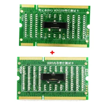 

Hot Sale Original New DDR2+DDR3 memory slot tester card for laptop motherboard Notebook Laptop with LED