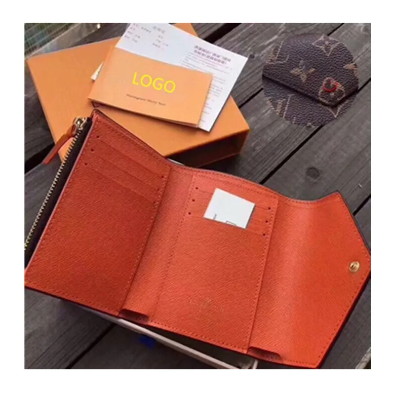 

Fashion wallet female brief paragraph buckle folding soft lady wallet restoring ancient ways zero wallet